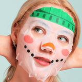 Christmas Holiday Santa's WorkShop Facial Mask