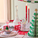 Festive Icon Stipes Dinner Plates