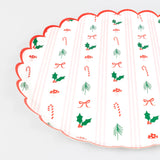 Festive Icon Stipes Dinner Plates