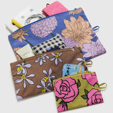 Baggu Flat Pouch Set- Garden Flowers