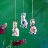 Floral Cat Ornament