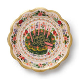 RPC- Floral Cake Small Paper Plates