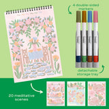 Trace-By-Line FlowArt - Brunch in Bloom