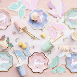 Flowers and Butterflies Nonwoven Runner