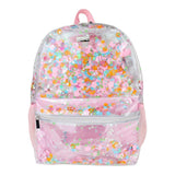 Flower Shop Confetti Clear Backpacks