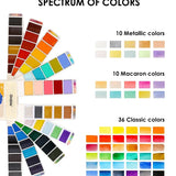 Foldable Watercolor Set of 56 With Water Brush