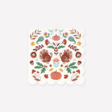 Folk Fall Small Napkins