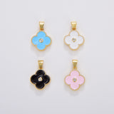 Enamel Four Leaf Clover