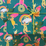 Fun Girls Wrapping Sheet