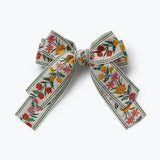 Garden Study Jacquard Ribbon Bow Clip