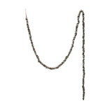 Foam Ball Garland with Glitter- Champagne Finish