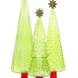 Translucent Conifer Tree- Green/Gold