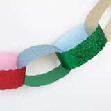 Giant Glitter Paper Chains Set
