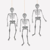 Giant Glitter Jointed Skeleton Decorations