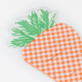 Gingham Carrot Napkins