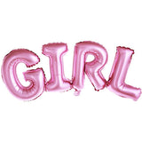 Pink "Girl" Foil Balloon