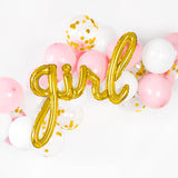 Girl Foil Balloon- Gold