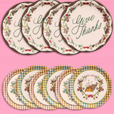 Give Thanks Harvest Plates