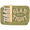 Green Glad We're Tight Rifle Doormat 2x3
