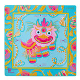 Glitterville Pink Dragon Mat