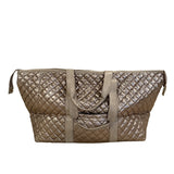Patch Perfect Quilted Tote- Brushed Gold
