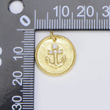 Gold Anchor Pendant