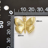 Gold Filled Butterfly Charm