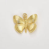 Gold Filled Butterfly Charm
