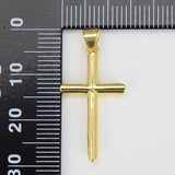 Gold Minimalist Cross Charm