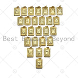 Gold Initial Letter Charm