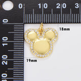 Gold Mouse Charm