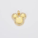 Gold Mouse Charm