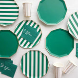 Gold Signature Stripe Cups