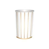 Gold Signature Stripe Cups
