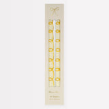 Gold Swirl Taper Candles