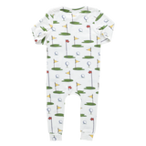 Baby Bamboo Romper- Golf Tournament