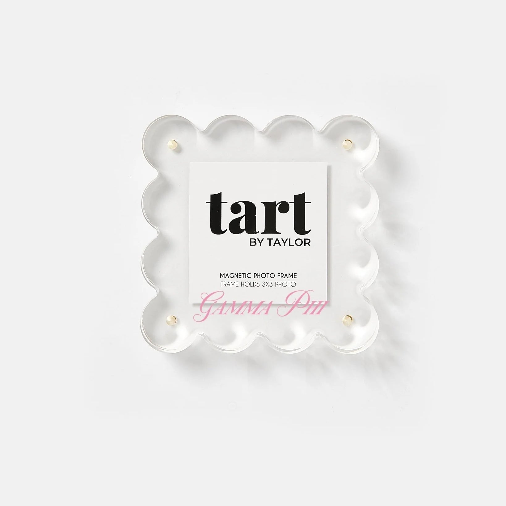 Sorority Acrylic Script Mini Picture Frame