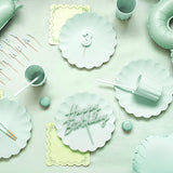Ruffled Napkins-Green