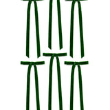 Asst/6 Decorative Bows- Green