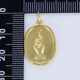 Cross Hand Sign Charm