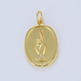 Cross Hand Sign Charm