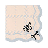 Happy 60 Napkins