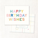 Happy Birthday Wishes Card