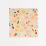 Happy Face Icon Napkins