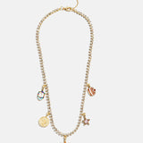 Happy Hanukkah Kids Charm Necklace