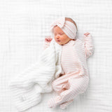 Harper Ribbed Zipper Footie