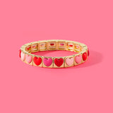For Fun- Hartley Pink & Red Bracelet