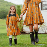 Girls Fiona Dress- Harvest Dewdrops