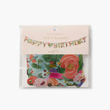 Happy Birthday Banner- Garden Party