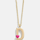 Kids' Heart Initial Necklace